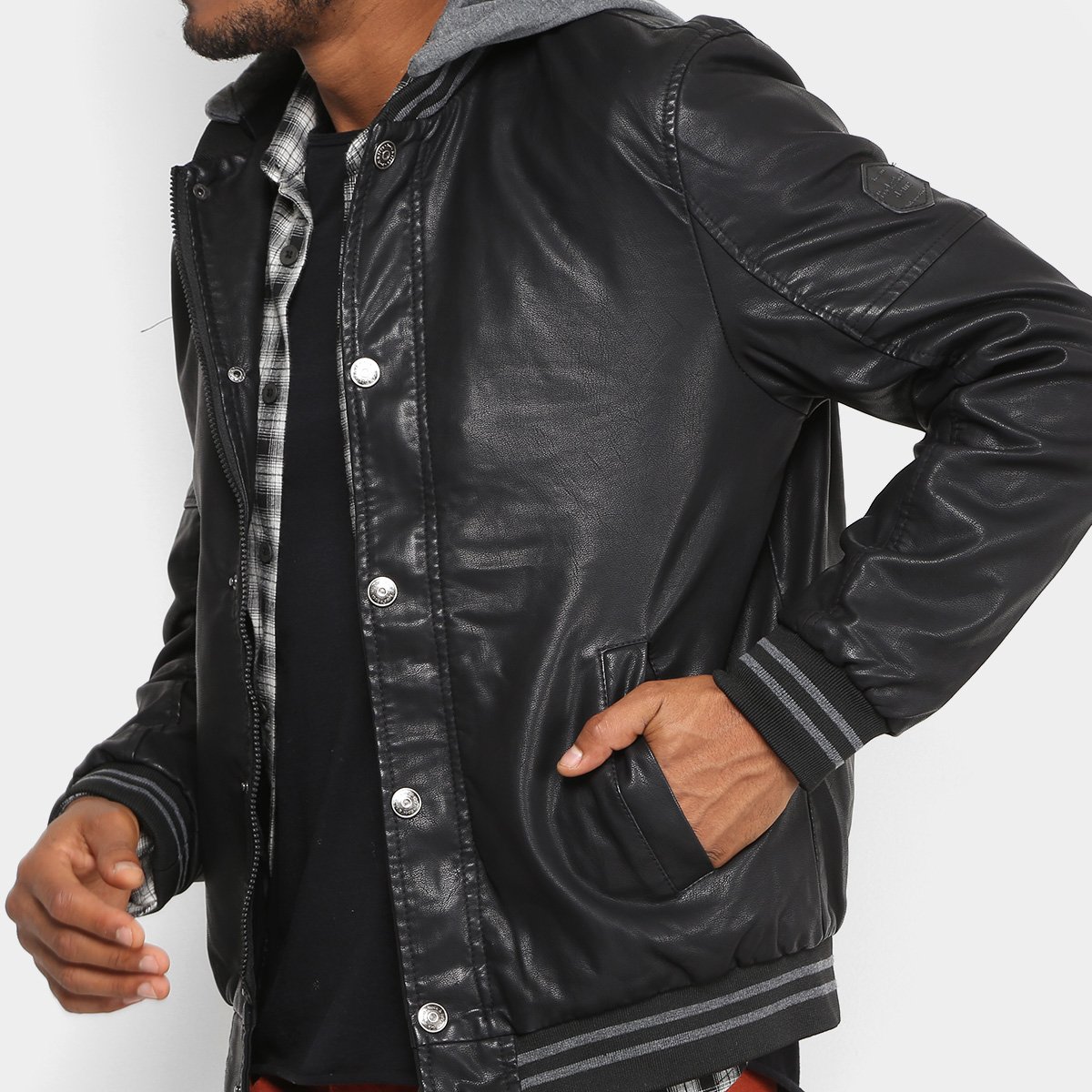 bomber jacket men with moletom com capuz